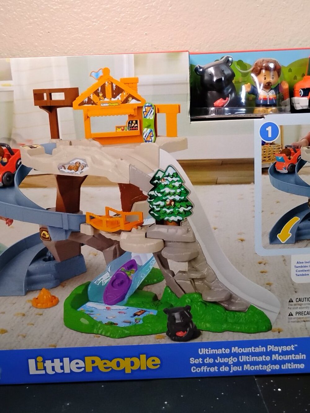 Fisher Price Little People Ultimate Mountain Playset Vehicle Figures NEW